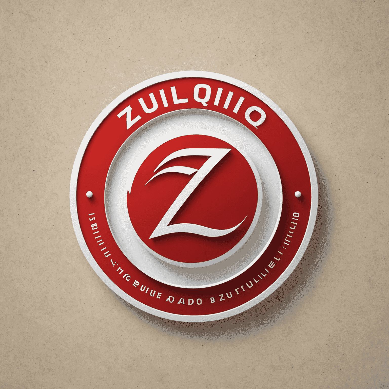 zuluiq logo in red and white colors