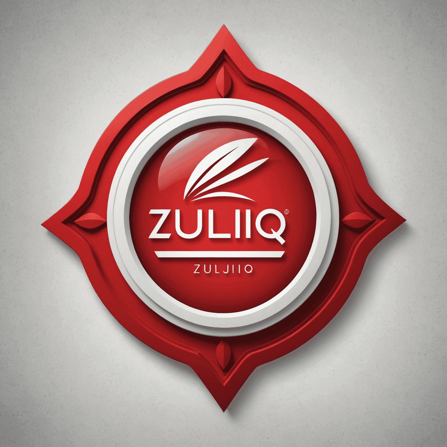 zuluiq logo in red and white colors