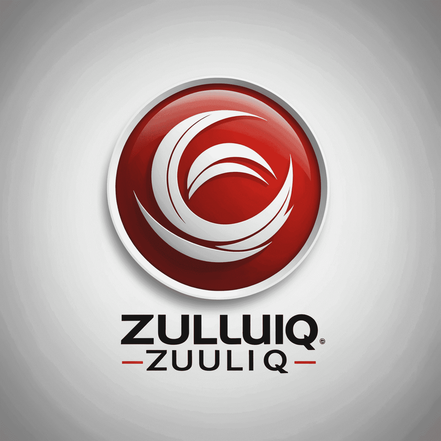 zuluiq logo in red and white colors