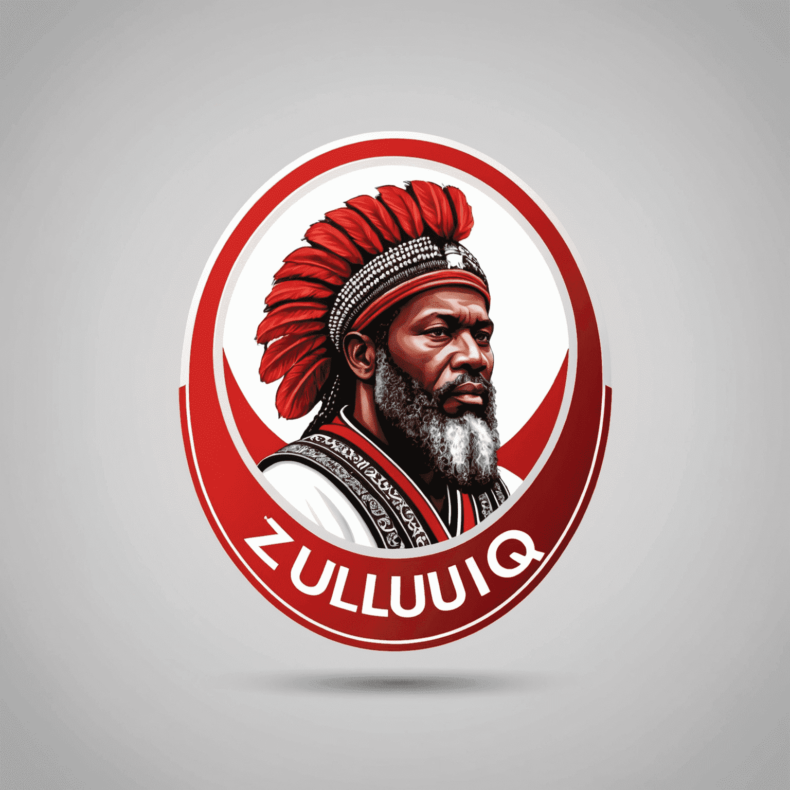 zuluiq logo in red and white colors