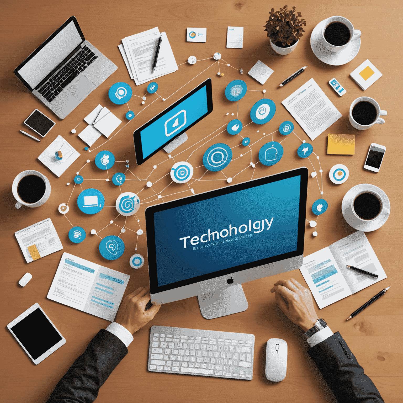 Illustration of successful technology integration into business workflow